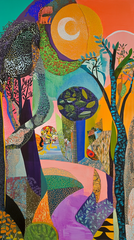 Abstract colorful landscape (1)