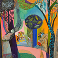 Abstract colorful landscape (1)